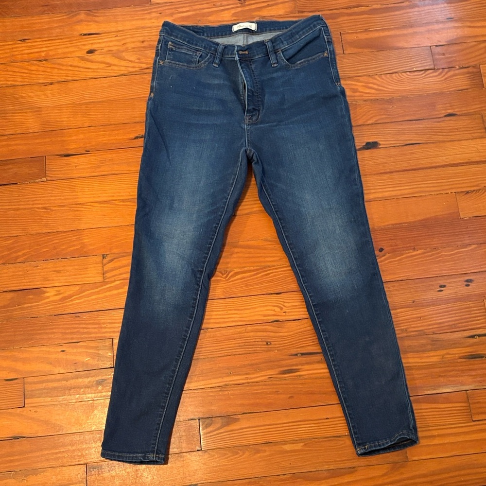 Madewell Women's Dark Blue Skinny Jeans
